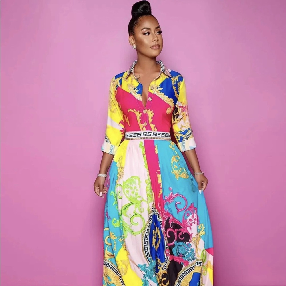 Colorful Maxi Dress